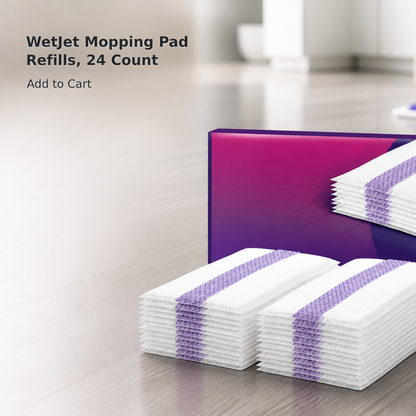 24-Pack Hardwood & Multi-Surface Spray Mop Pad Refills