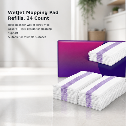 24-Pack Hardwood & Multi-Surface Spray Mop Pad Refills