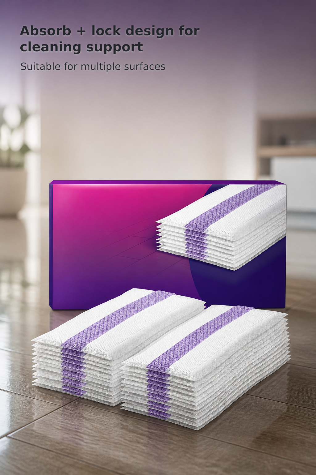 24-Pack Hardwood & Multi-Surface Spray Mop Pad Refills